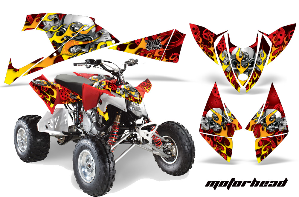 Polaris Outlaw 500 2009 Graphics Kit Moto R